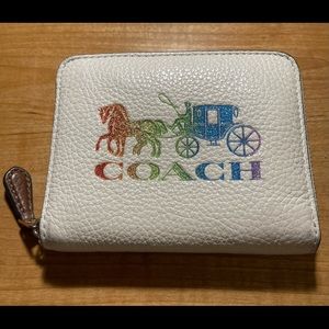 Coach zip wallet